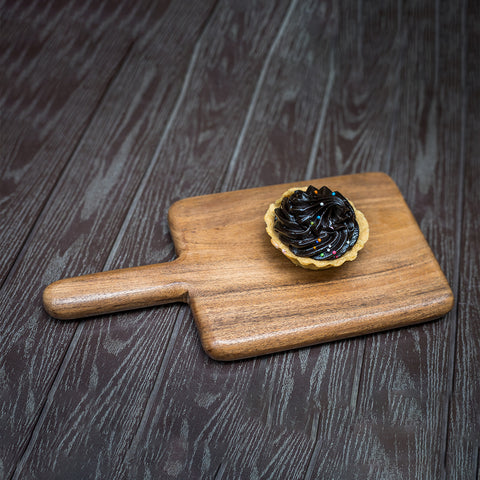 Serving platter in natural wood - 10 X 5 inches